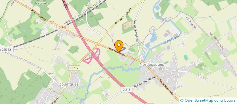 localisation de l'entreprise COTE A L'AUSQUES  NORDAUSQUES