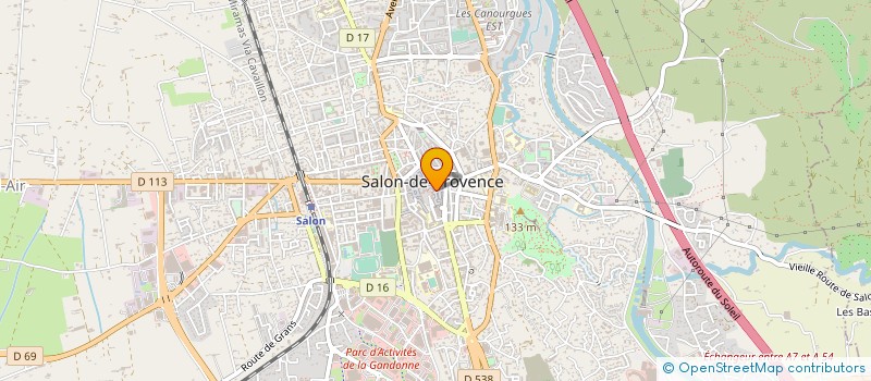 localisation de l'entreprise COTE ALEXANDRE  SALON-DE-PROVENCE