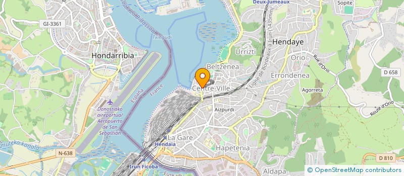 localisation de l'entreprise COTE AQUITAINE PLAISANCE à HENDAYE