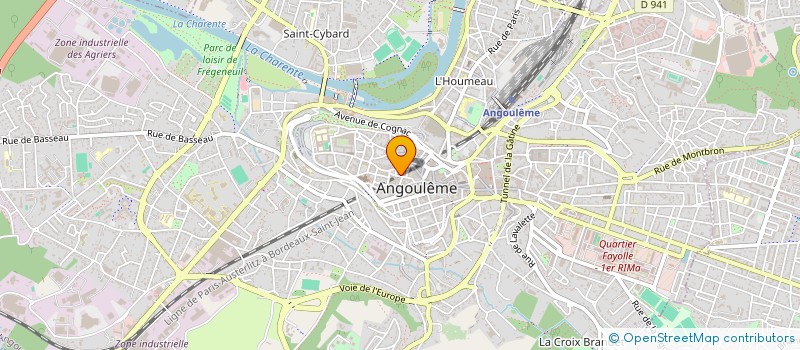 localisation de l'entreprise COTE-ART à ANGOULEME