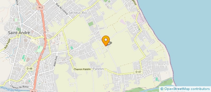 localisation de l'entreprise COTE AU VENT - LES ALLEES  SAINT-ANDRE