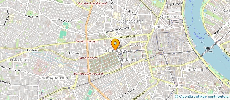 localisation de l'entreprise COTE-AZUR  BORDEAUX