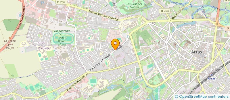 localisation de l'entreprise COTE BALANCE à ARRAS