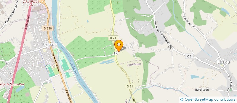 localisation de l'entreprise COTE BASQUE  MONTAUBAN