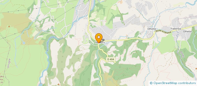 localisation de l'entreprise COTE BASQUE CHARPENTE MENUISERIE à URRUGNE
