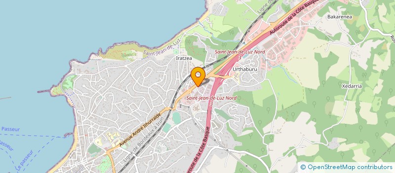 localisation de l'entreprise COTE BASQUE ENCHERES à SAINT-JEAN-DE-LUZ
