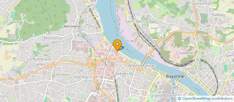 localisation de l'entreprise COTE BASQUE INGENIERIE à BAYONNE