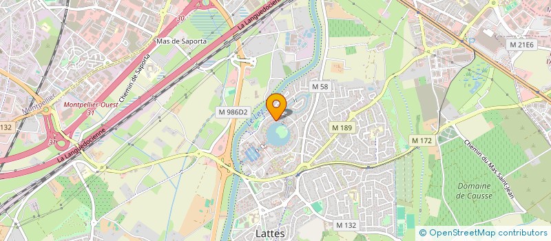 localisation de l'entreprise COTE BASTIDE  LATTES