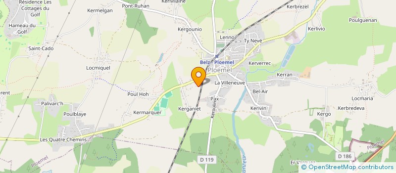 localisation de l'entreprise COTE BEACH  PLOEMEL