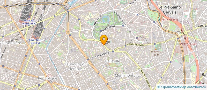 localisation de l'entreprise COTE BIO  PARIS