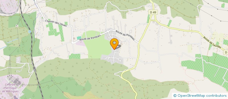 localisation de l'entreprise COTE BLEUE CONSULTING  MARTIGUES