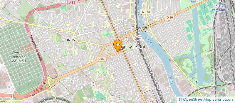 localisation de l'entreprise COTE - CADRES à CHOISY-LE-ROI