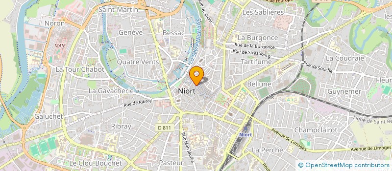 localisation de l'entreprise COTE CAFE à NIORT