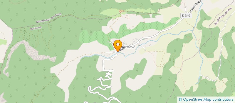 localisation de l'entreprise COTE CAIRN  BARNAVE