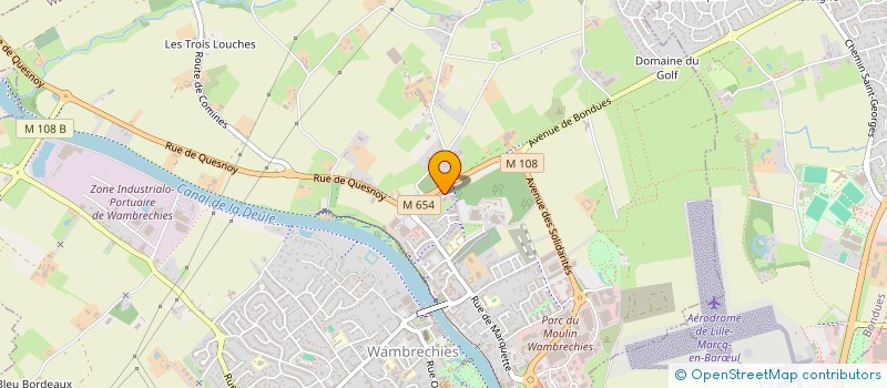 localisation de l'entreprise COTE CAMPAGNE à WAMBRECHIES