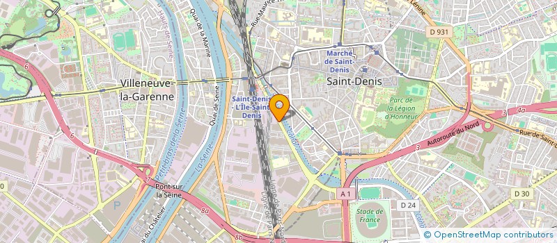 localisation de l'entreprise COTE CANAL à SAINT-DENIS