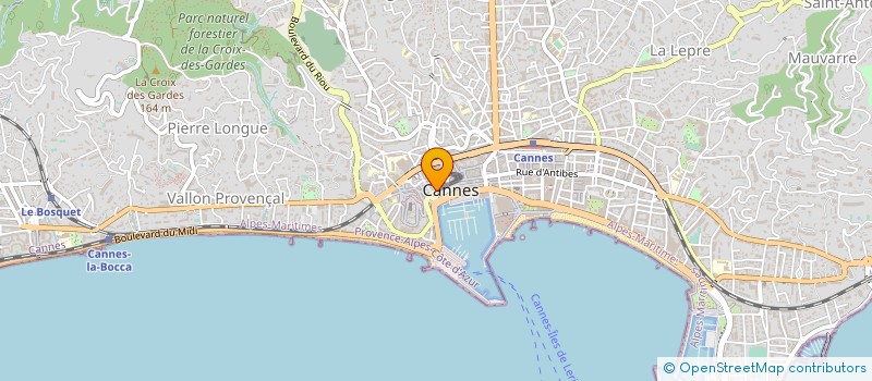 localisation de l'entreprise COTE CANNES à CANNES
