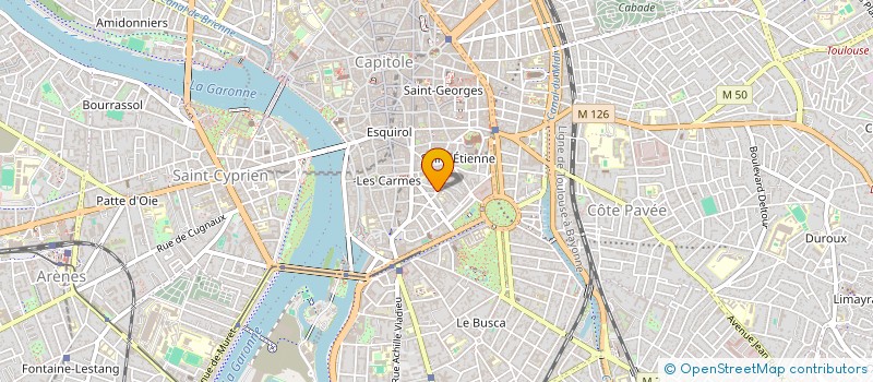 localisation de l'entreprise COTE CARMES  TOULOUSE