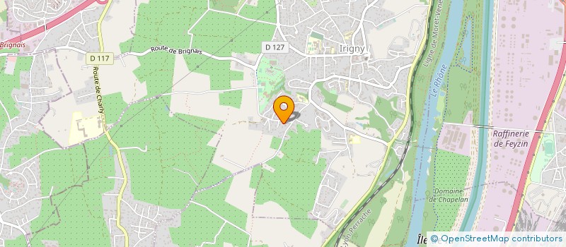 localisation de l'entreprise COTE CARRELAGE  IRIGNY