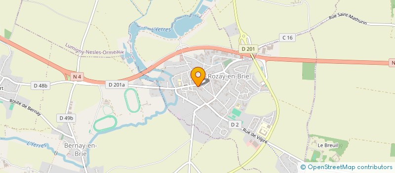 localisation de l'entreprise COTE CAVE  ROZAY-EN-BRIE