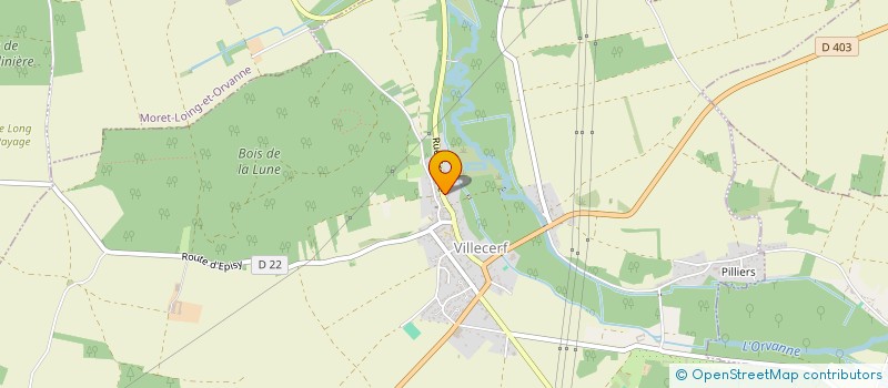 localisation de l'entreprise COTE CAVE  MORET-LOING-ET-ORVANNE