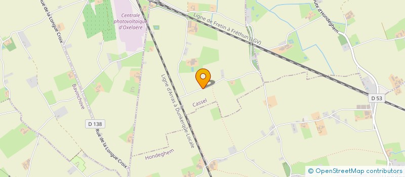 localisation de l'entreprise COTE CIEL  CASSEL