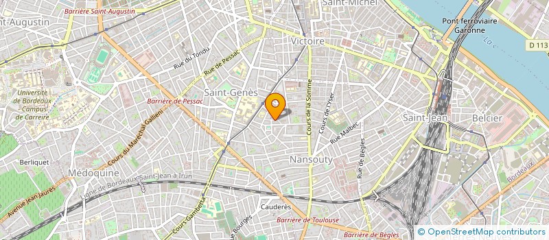 localisation de l'entreprise COTE CIEL à BORDEAUX