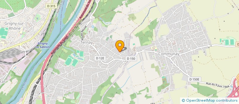 localisation de l'entreprise COTE-CLAIR  TERNAY