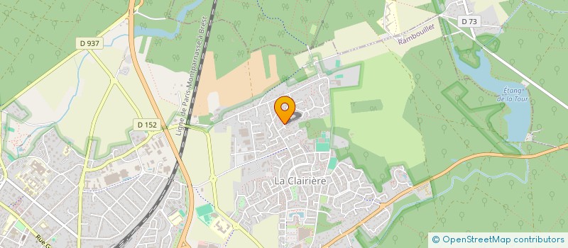 localisation de l'entreprise COTE CLAIRIERE  RAMBOUILLET