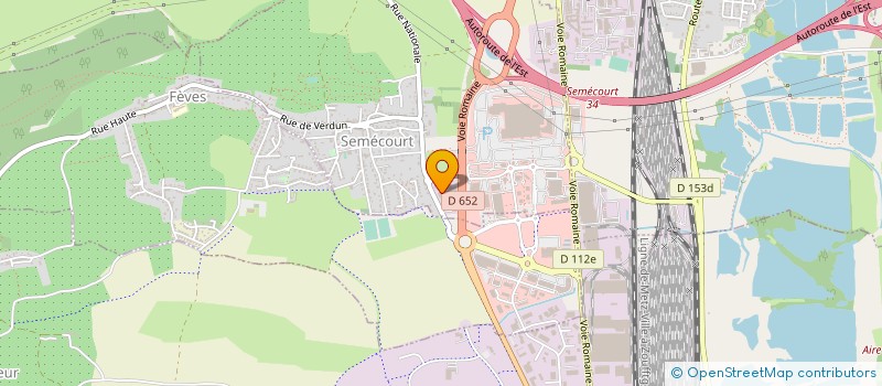 localisation de l'entreprise COTE CLOTURE MOSELLE à SEMECOURT