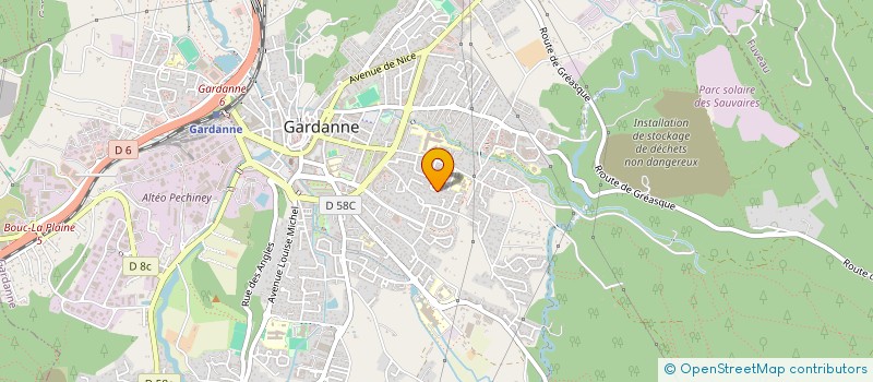 localisation de l'entreprise COTE COEUR à GARDANNE