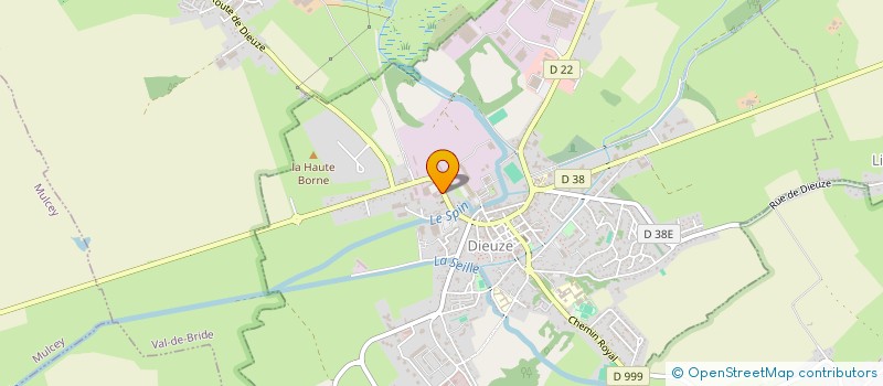 localisation de l'entreprise COTE COEUR à DIEUZE