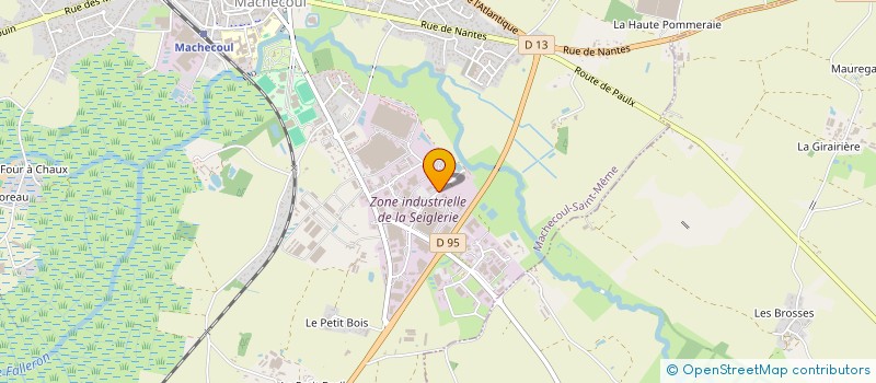 localisation de l'entreprise COTE&COOL  MACHECOUL-SAINT-MEME