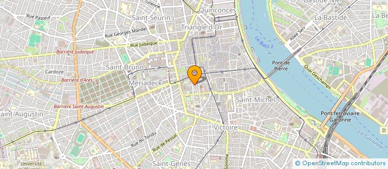 localisation de l'entreprise COTE COUR  BORDEAUX