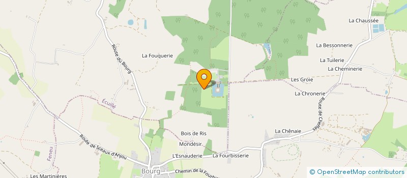 localisation de l'entreprise COTE COUR  ECUILLE