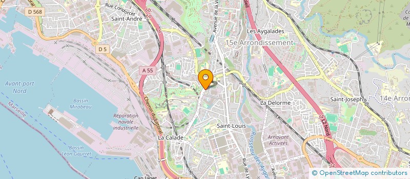 localisation de l'entreprise COTE COUR à MARSEILLE