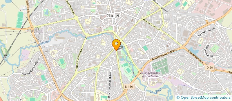 localisation de l'entreprise COTE COUR à CHOLET