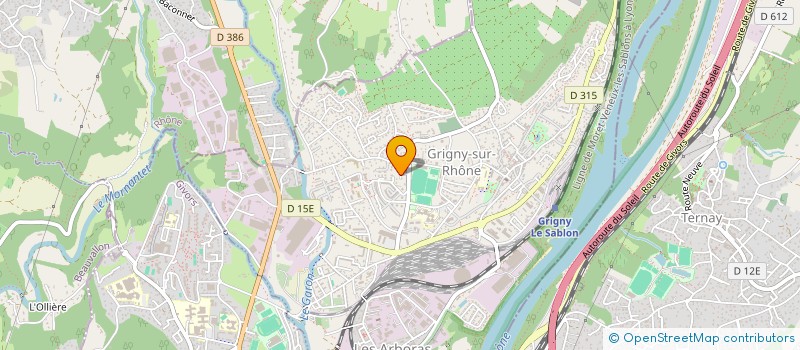 localisation de l'entreprise COTE COUR  GRIGNY