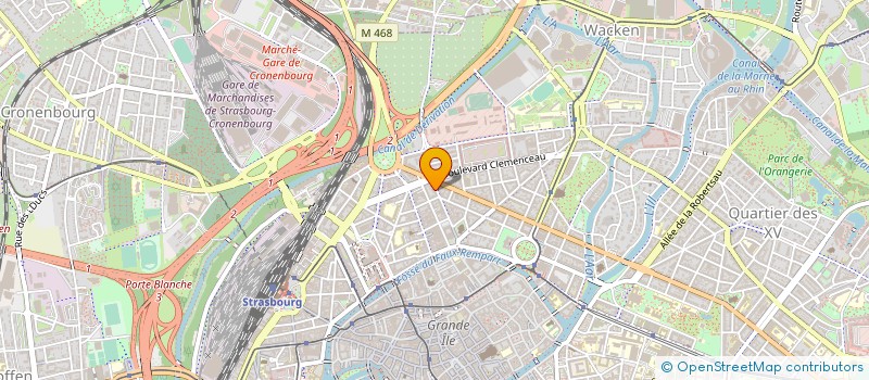 localisation de l'entreprise COTE COUR à STRASBOURG