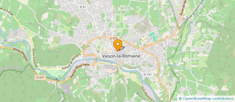 localisation de l'entreprise COTE COUR  VAISON-LA-ROMAINE