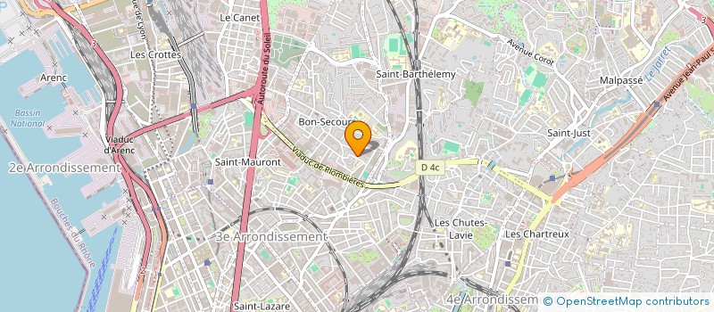localisation de l'entreprise COTE COUR COTE COEUR à MARSEILLE