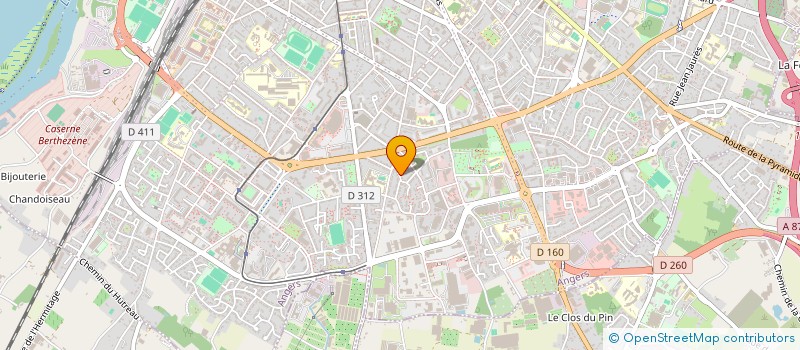 localisation de l'entreprise COTE COUR - COTE JOURDAIN à ANGERS