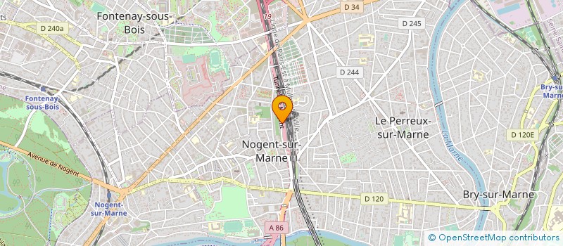 localisation de l'entreprise COTE COUR PRODUCTION à NOGENT-SUR-MARNE