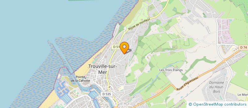 localisation de l'entreprise COTE COURT à TROUVILLE-SUR-MER