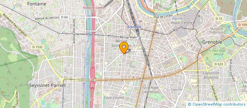 localisation de l'entreprise COTE CRECHE à GRENOBLE