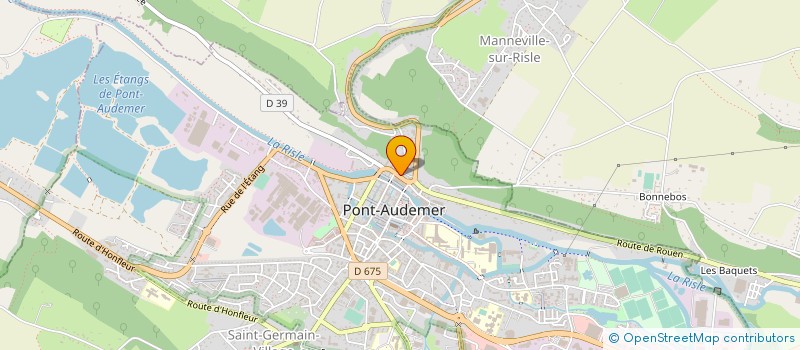 localisation de l'entreprise COTE D ALBATRE à PONT-AUDEMER