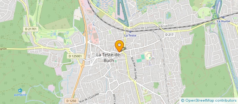 localisation de l'entreprise COTE D ARGENT COURTAGE à LA TESTE-DE-BUCH