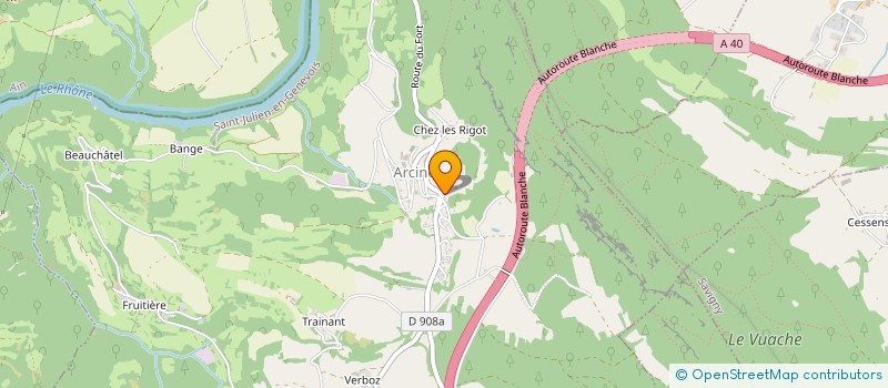 localisation de l'entreprise COTE D'AZUR  MENTHONNEX-SOUS-CLERMONT