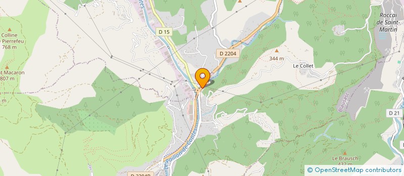 localisation de l'entreprise COTE D'AZUR AUDIT EXPERTISE  BEZAUDUN-LES-ALPES