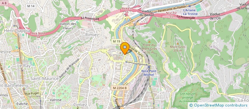 localisation de l'entreprise COTE D AZUR DEPANNAGE à NICE